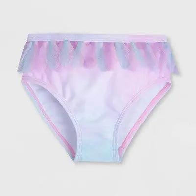 Disney Frozen Elsa Kids Girls 2-Piece Swim Sets Swimsuits UPF 50+ UV Protection ElsaBullseye Deals