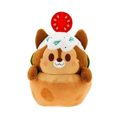 Disney Munchlings 'n Dale Falafel Pita Pocket Street Food Stuffed Animal Chip 'n' Dale