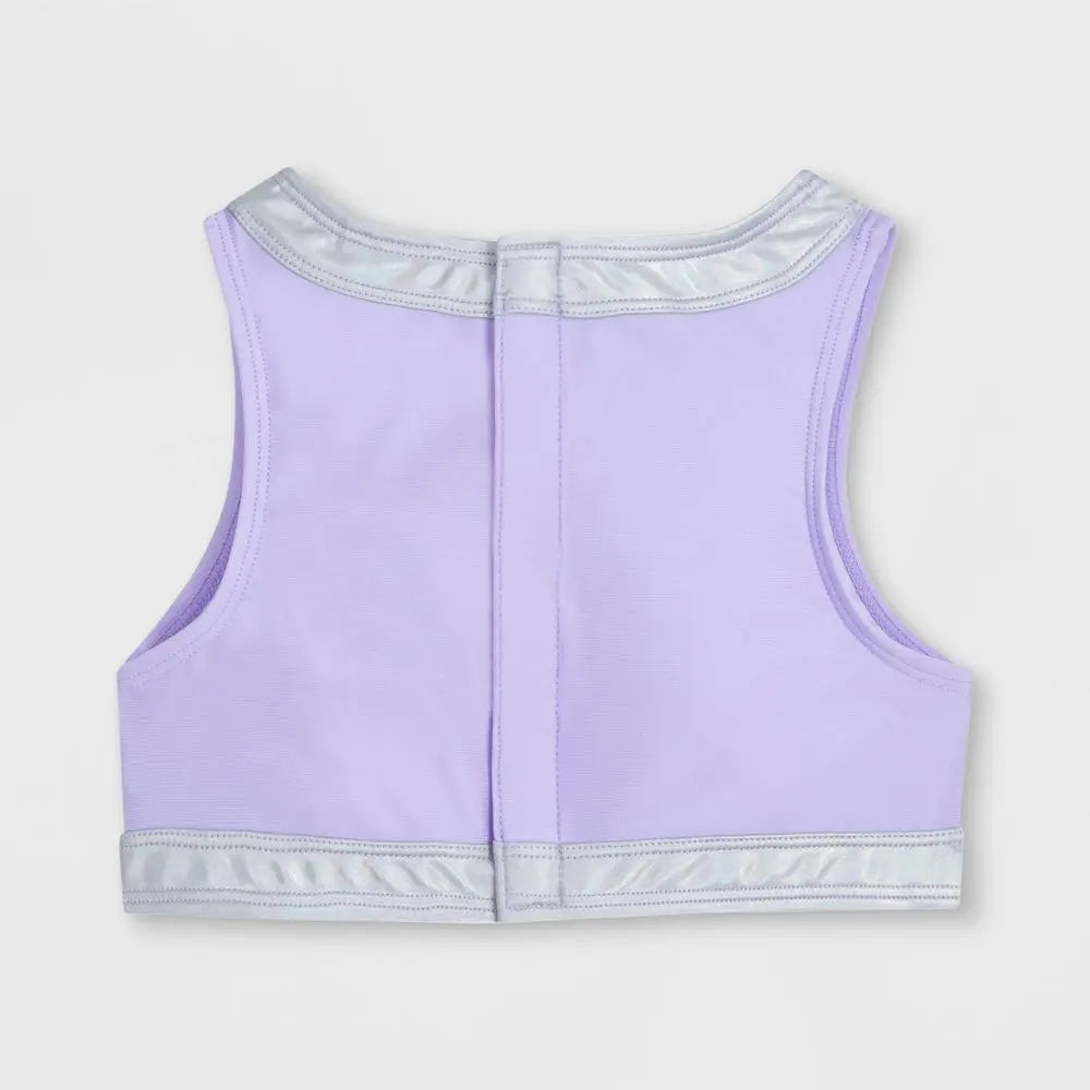 Disney The Little Mermaid Kids Girls 3-Piece Swimsuit Set Tail Skirt DisneyBullseye Deals