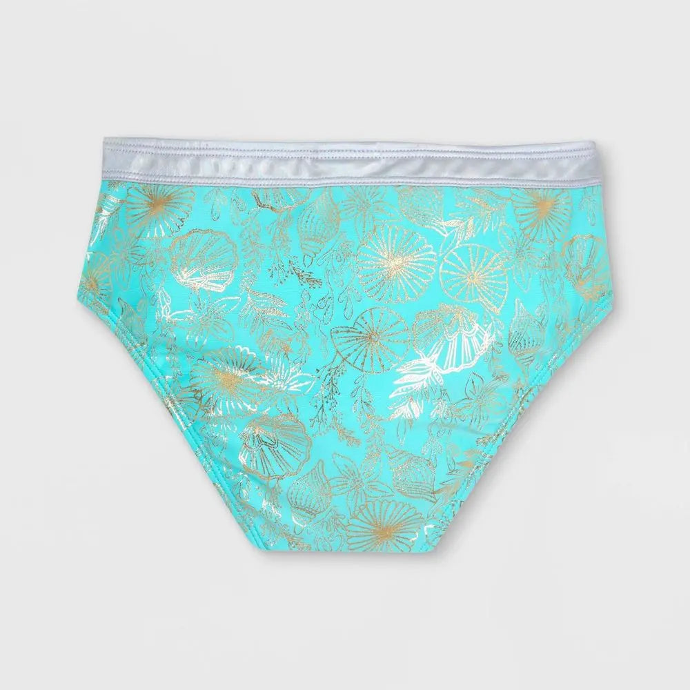 Disney The Little Mermaid Kids Girls 3-Piece Swimsuit Set Tail Skirt DisneyBullseye Deals