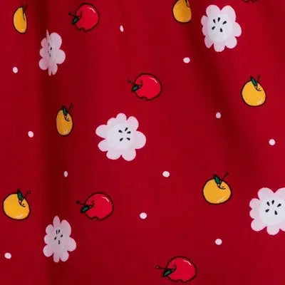 Disney ily 4EVER Girls' Snow White Woven Dress Apple Print Puffed Sleeves DisneyBullseye Deals