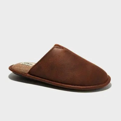 Dluxe By Dearfoams Men's Microsuede Terry Slip On Slippers Indoor/Outdoor dluxe by dearfoamsBullseye Deals