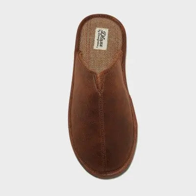Dluxe By Dearfoams Men's Microsuede Terry Slip On Slippers Indoor/Outdoor dluxe by dearfoamsBullseye Deals