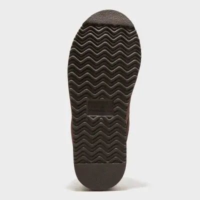 Dluxe Dearfoams Men's Suede Shearling Slip On Slippers Moccasin Indoor/Outdoor dluxe by dearfoamsBullseye Deals