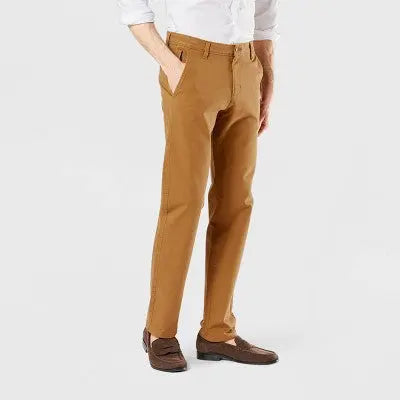Dockers Men's Regular Straight Leg Slim Fit Full Smart 360 Chinos Midweight DockersBullseye Deals