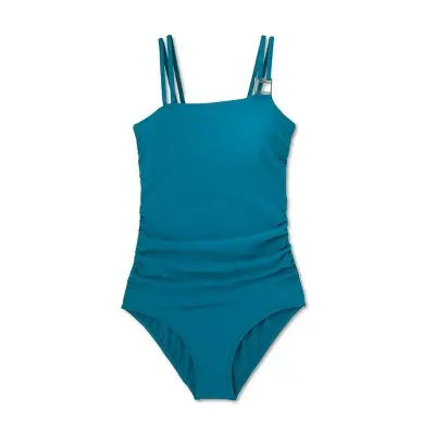 Double Strap UPF 50 One Piece Swimsuit - Shape + Style - Secondipity