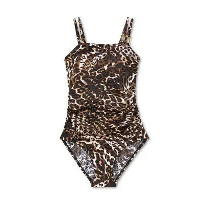 Double Strap UPF 50 One Piece Swimsuit - Shape + Style - Secondipity