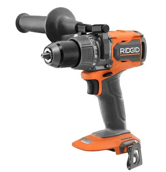 Open Box -  RIDGID 18V Brushless Cordless 1/2 in. High Torque Hammer Drill/Driver (Tool Only) - Secondipity