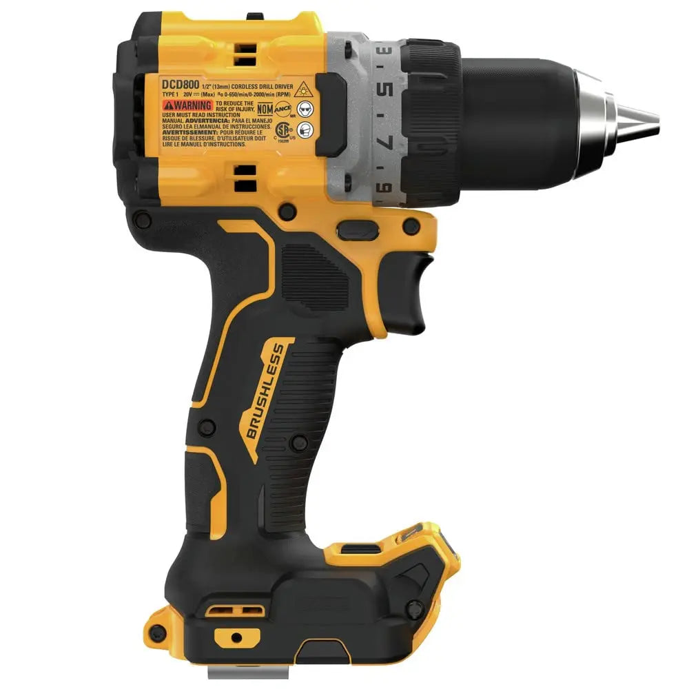 Open Box - DEWALT 20-Volt MAX XR Drill/Driver and ATOMIC Impact Driver Combo Kit (2-Tool) with Two 2.0 Ah Batteries, Charger and Bag DEWALT