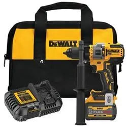 Open Box - DEWALT 20-Volt MAX Cordless Brushless 1/2 in. Hammer Drill/Driver with FLEXVOLT ADVANTAGE with (1) FLEXVOLT 6.0Ah Battery DEWALTBullseye Deals