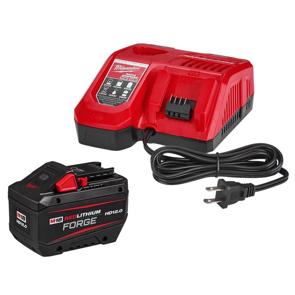Open Box -  M18 18-Volt Lithium-Ion REDLITHIUM FORGE Starter Kit with 12.0Ah Battery and Rapid Charger