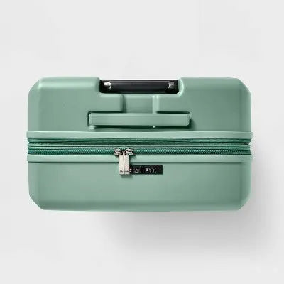 Expandable Large Checked Hardside Suitcase Spinner Hard Shell Luggage Open StoryBullseye Deals