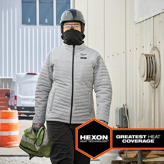 Open Box -  Women's Small M12 12-Volt Lithium-Ion Cordless AXIS Black Heated Quilted Jacket Kit with (1) 3.0 Ah Battery and Charger
