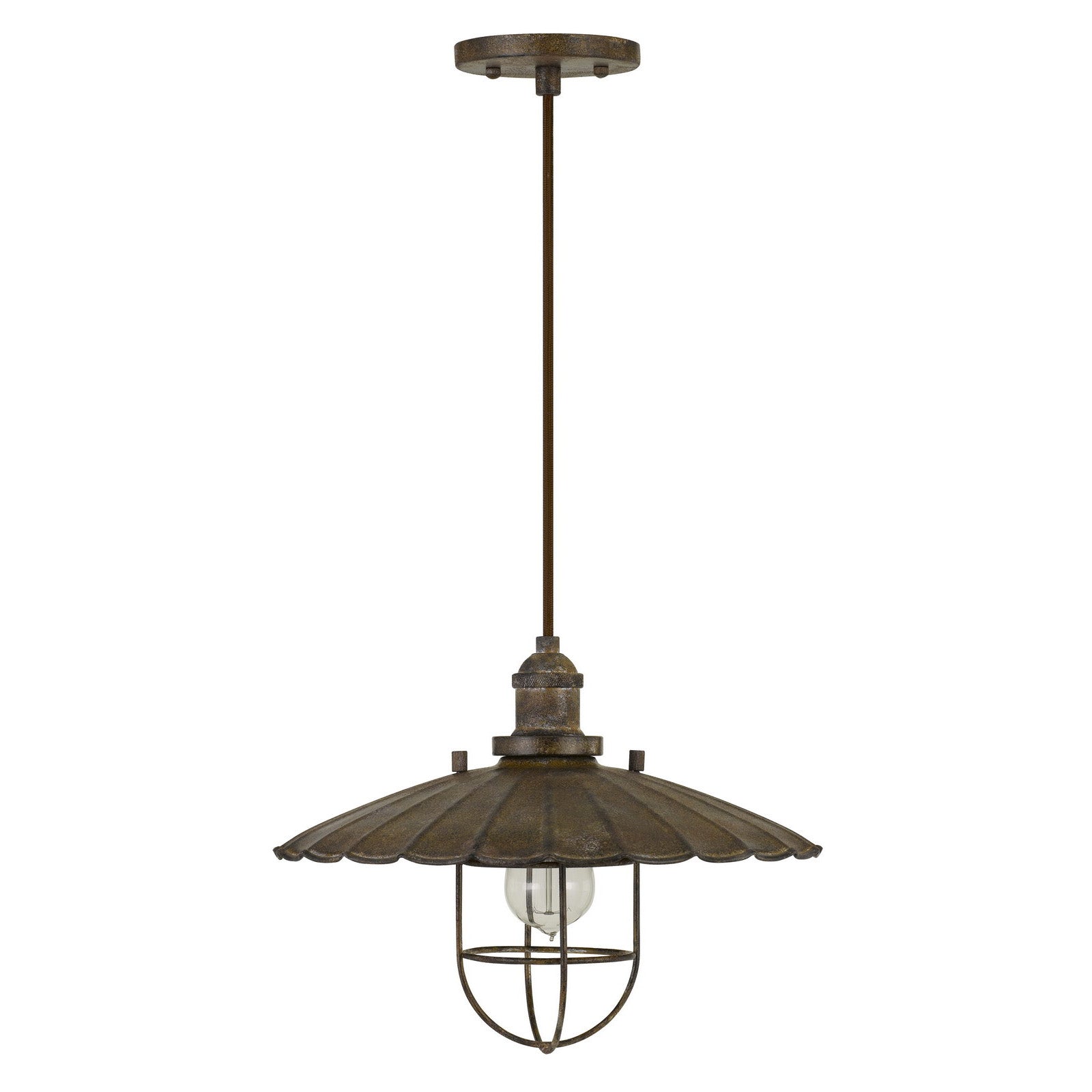 Open Box - Olive 14" Wide Pendant