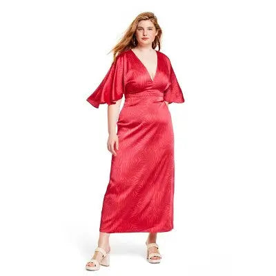 Fe Noel Women's Short Flutter Sleeve Maxi Dress Fe Noel x TargetBullseye Deals