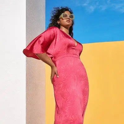 target red maxi dress Fe Noel x Target Fe Noel Women's Short Flutter Sleeve Maxi Dress – Secondipity