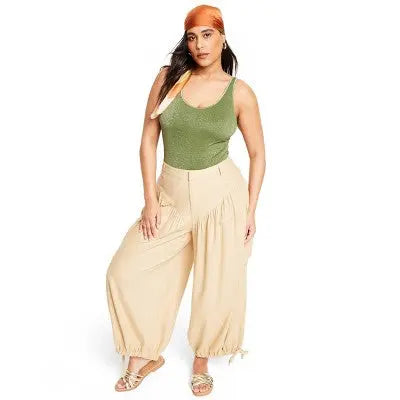 Fe Noel x Target Women's Metallic High-Leg Cheeky One Piece Swimsuit - Secondipity