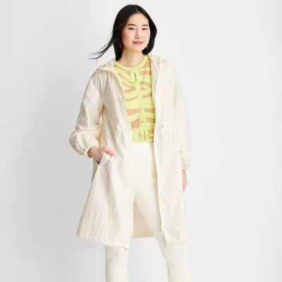Future Collective Gabriella Women's Winter Hooded Cinched Waist Jacket Future Collective with GabriellaBullseye Deals