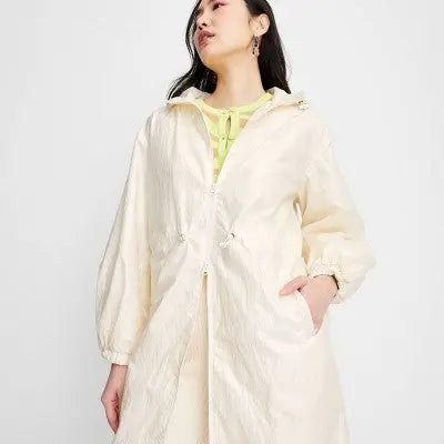 Future Collective Gabriella Women's Winter Hooded Cinched Waist Jacket Future Collective with GabriellaBullseye Deals