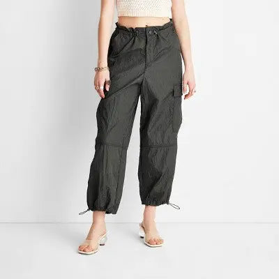Future Collective with Alani Noelle Women's High Rise Relaxed Leg Ankle Joggers Future Collective with Alani NoelleBullseye Deals