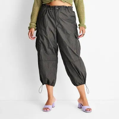Future Collective with Alani Noelle Women's High Rise Relaxed Leg Ankle Joggers Future Collective with Alani NoelleBullseye Deals