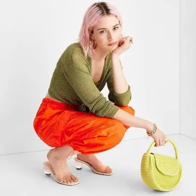 Future Collective with Alani Noelle Women's High Rise Relaxed Leg Ankle Joggers Future Collective with Alani NoelleBullseye Deals