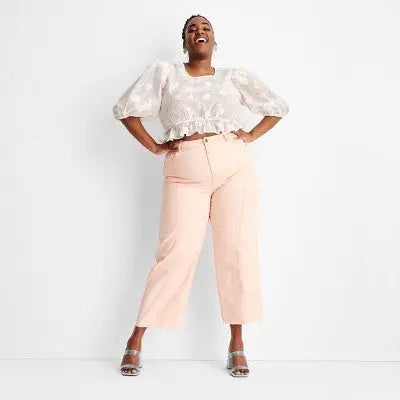 Future Collective with Gabriella Womens Plus Casual Fit Full Straight Leg Jeans Future Collective with GabriellaBullseye Deals