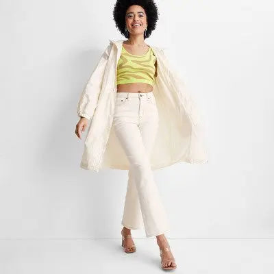 Future Collective with Gabriella Womens Plus High Rise Slim Flare Full Jeans Future Collective with GabriellaBullseye Deals