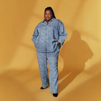 Future Collective with Gabriella Womens Plus Relaxed Fit Full Straight-Leg Denim Future Collective with GabriellaBullseye Deals