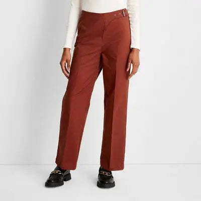 Future Collective with Reese Womens Plus Mid Rise Casual Fit Full Relaxed Pants Future Collective with ReeseBullseye Deals