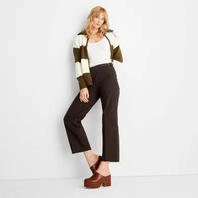Future Collective with Reese Womens Plus Mid Rise Casual Fit Full Relaxed Pants Future Collective with ReeseBullseye Deals