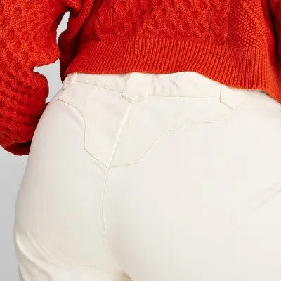 Future Collective with Reese Womens Plus Standard Fit Full Straight Denim Pants Future Collective with ReeseBullseye Deals