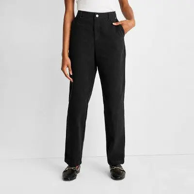 Future Collective with Reese Womens Plus Standard Fit Full Straight Denim Pants Future Collective with ReeseBullseye Deals