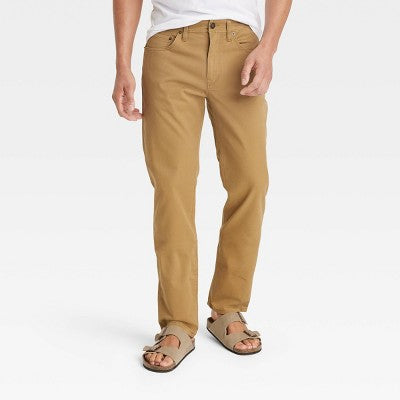 New - Goodfellow & Co Men's Slim Leg Standard Fit Ankle Tapered 5-Pocket Pants Goodfellow & CoBullseye Deals