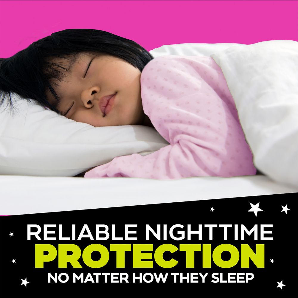 New - Pampers Ninjamas Nighttime Bedwetting Underwear Girl - Size 8 - 68ct