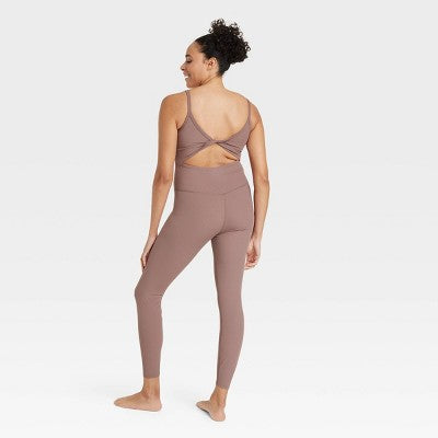 All In Motion Women's Bodysuit Workouts Yoga Active Jumpsuit All In MotionBullseye Deals