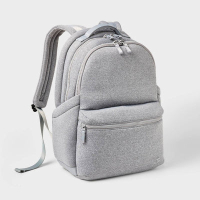 New - 14L Faux Neoprene Backpack - All In Motion™ Heather Gray: High School 16-Inch Laptop
