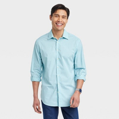 Goodfellow & Co Men's Performance Button Down Dress Shirt Long Sleeve Goodfellow & CoBullseye Deals