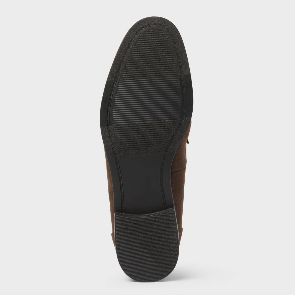 New - Women’s James Rouched Loafers with Memory Foam Insole – A New day™ Brown 5.5