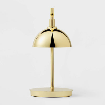 New - Round Shade Candle Lamp Warmer Gold - Threshold™