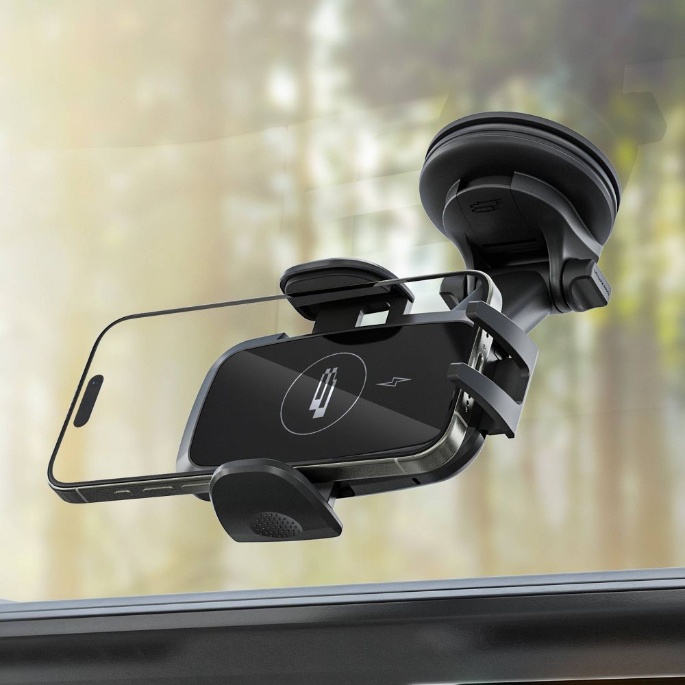 New - Bracketron PwrUp TripGrip Window/Dash Mount - Black