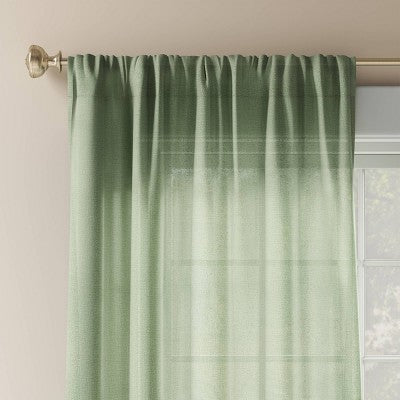New - Light Filtering Window Curtain Panel - Threshold ThresholdBullseye Deals