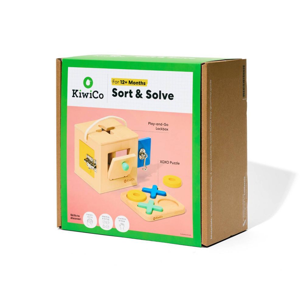 New - KiwiCo Activity Play Center 12m+ - Sort & Solve 6pc