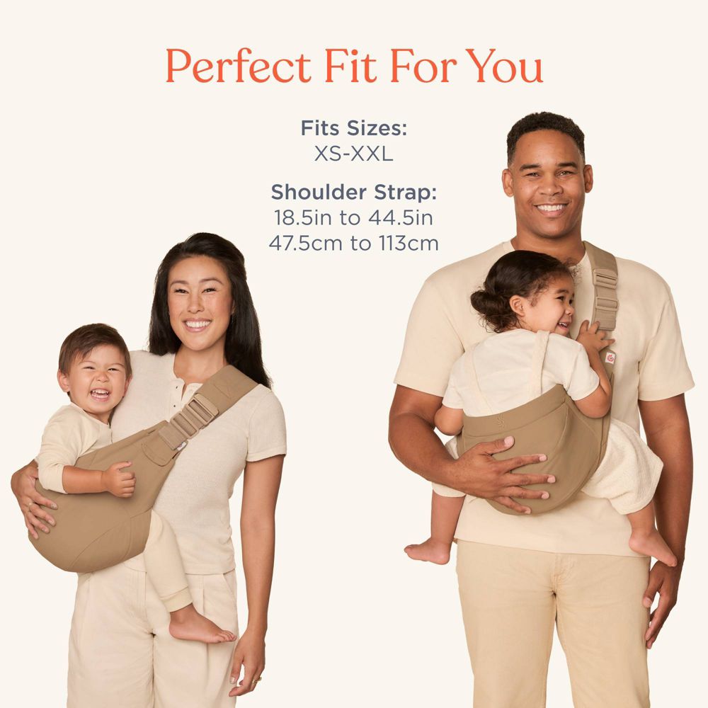 New - Ergobaby Upsie Sling Baby Carrier - Camel