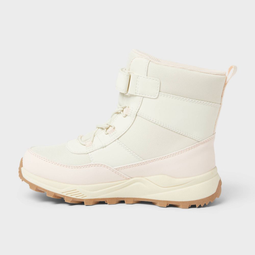 Open Box - Kids' Noah Hiker Winter Boots - Cat & Jack™ Cream 4