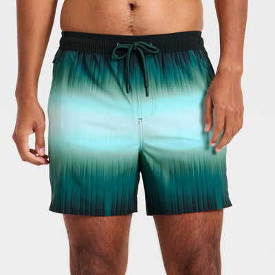 New - Men's 5'' Swim Trunks with Boxer Brief Liner - Goodfellow & Co™ Blue S