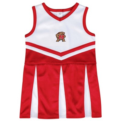 New - NCAA Girls' Short Sleeve Toddler Cheer Dress Set Indiana HoosiersBullseye Deals