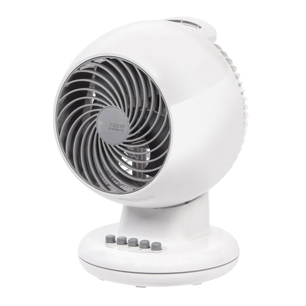 New - IRIS WOOZOO Oscillating Fan with Timer 3 Speed Settings