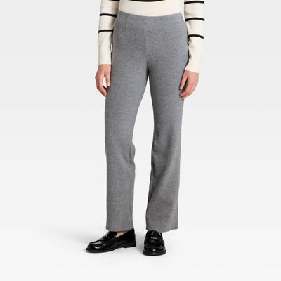 New - Women's Brushed Pull-On Pants - A New Day™ Gray XS