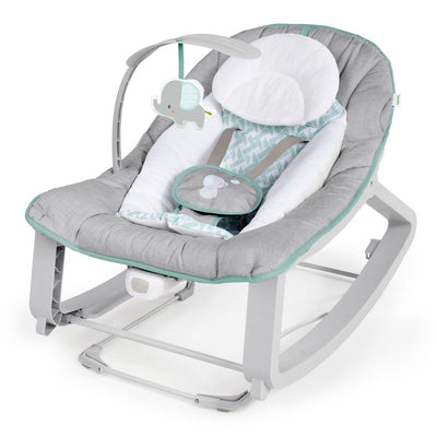 New - Ingenuity Keep Cozy 3-in-1 Grow with Me Baby Bouncer, Rocker & Toddler Seat - Weaver